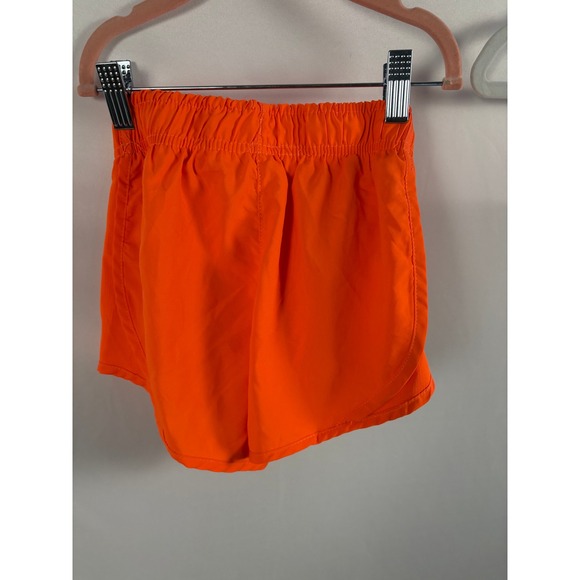 Buc-ee's Two Piece Swimwear‎ Neon Floral Beaver Top Orange Shorts YM - Picture 2 of 8